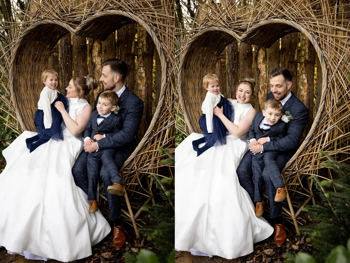 Just us winter wedding