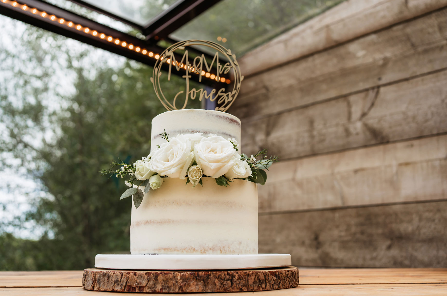 Ellie and Josh Real Wedding Cakes