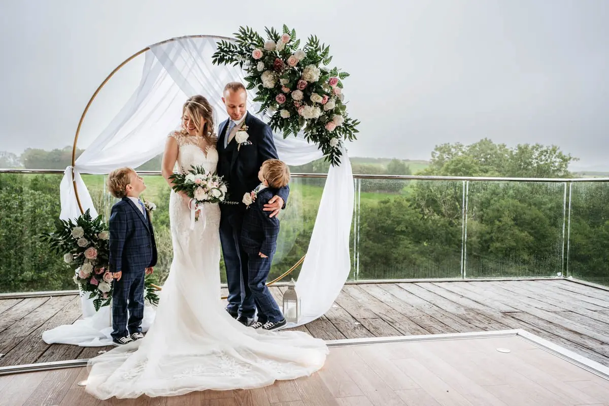 Wedding with fewer than 10 guests in Devon